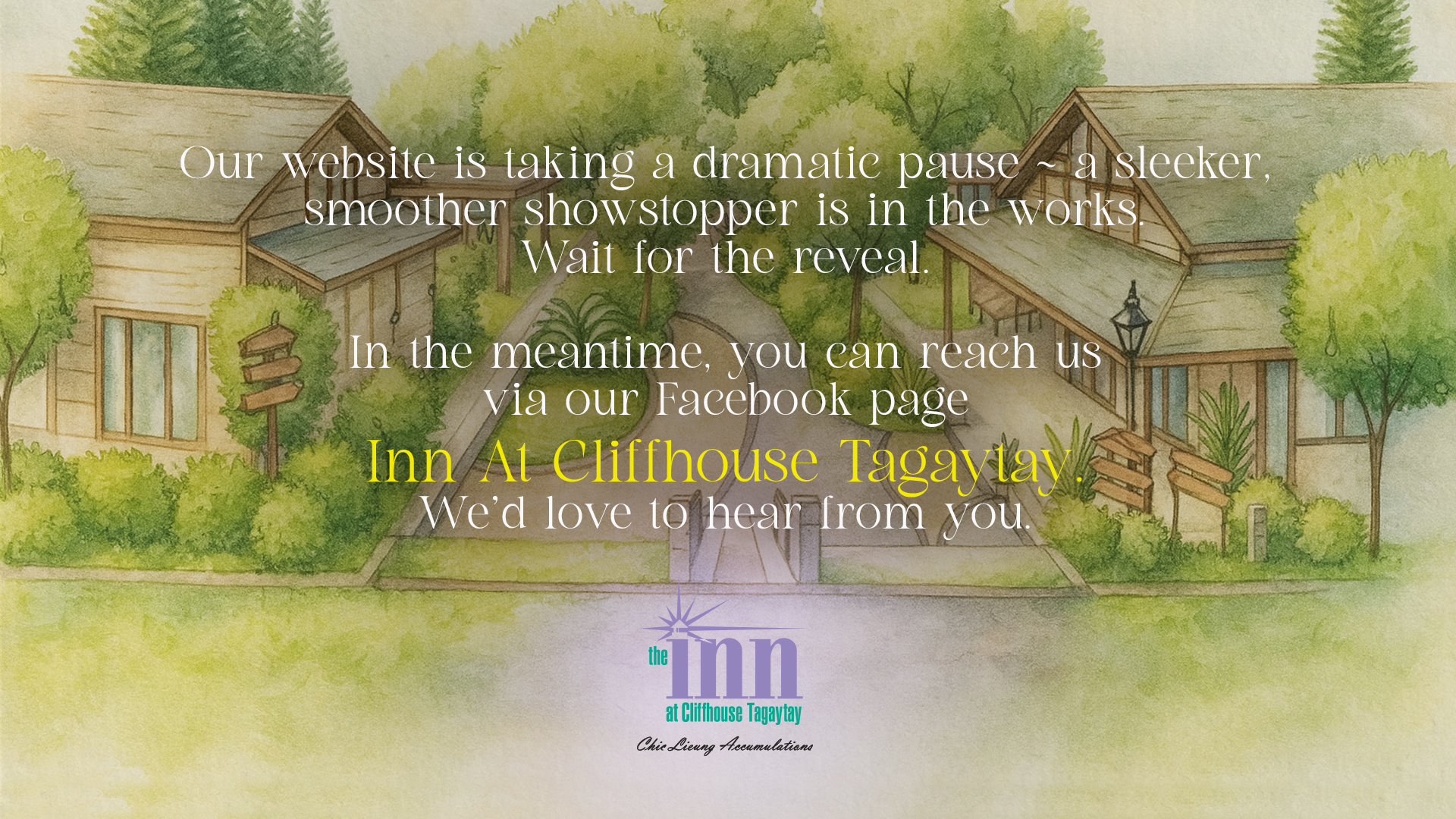 The Inn Website Message